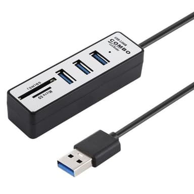 USB-switch + Kortlæser USB 3.0