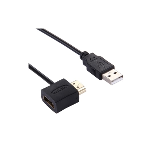 Let at læse Udråbstegn tøve Adapter HDMI hun + HDMI Han til USB 2.0 Han | Elgiganten