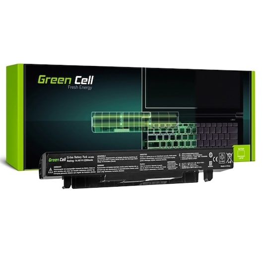 panel Afståelse garn Green Cell laptopbatteri til Asus A450 A550 R510 X550 / 14,4V 2200mAh |  Elgiganten
