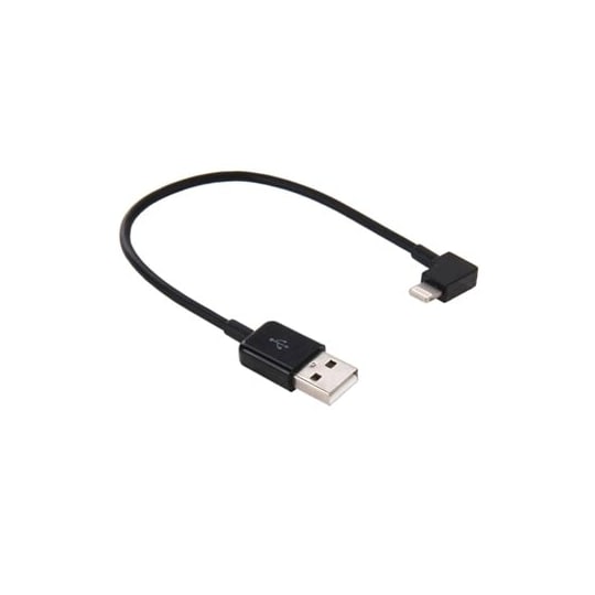 ledsager Royal familie Pigment USB-kabel iPhone 5/6 - Vinklet Kort Model - Sort | Elgiganten