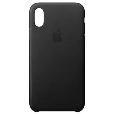 Blinke menneskelige ressourcer Træde tilbage Apple iPhone X læderetui - sort | Elgiganten
