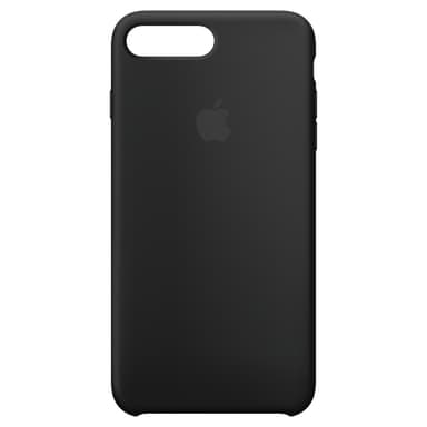 Apple iPhone 8 Plus silikoneetui - sort