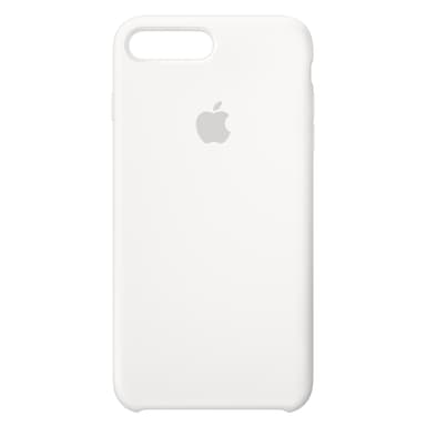 Apple iPhone 8 Plus silikoneetui - hvid