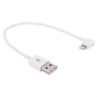 USB-kabel iPhone 5/6 - Vinklet Kort Model - Elgiganten