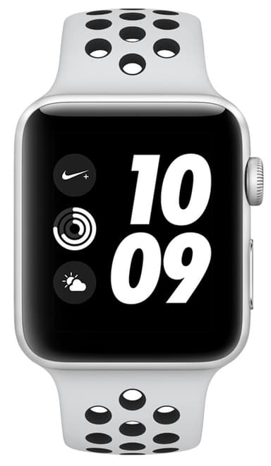 Apple Watch Series 3 Nike+ 38 mm (platin/sort rem)
