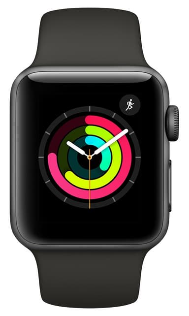 Apple Watch Series 3 38 mm (grå sportsrem)