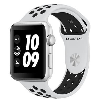 Apple Watch Series 3 Nike+ 42 mm (platin/sort rem ...