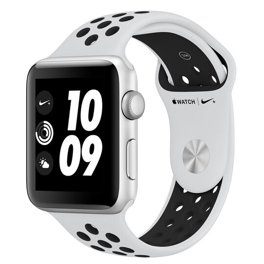 Apple Watch Series 3 Nike+ 38 mm (platin/sort rem)