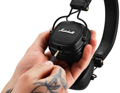 Marshall Major III Voice trådløse on-ear høretelefoner (sort)