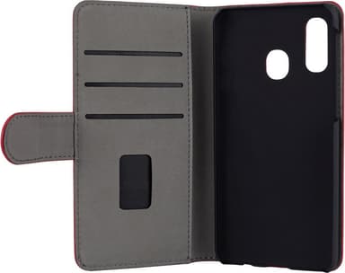 Gear Samsung Galaxy A40 cover med pung (rød)