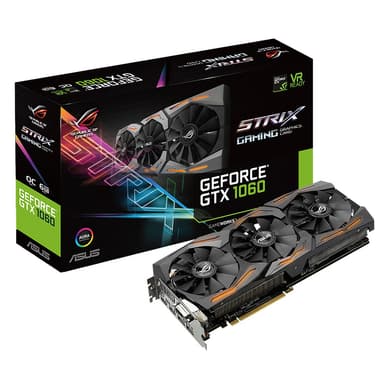 Asus ROG Strix GeForce GTX 1060 OC grafikkort - 6 GB