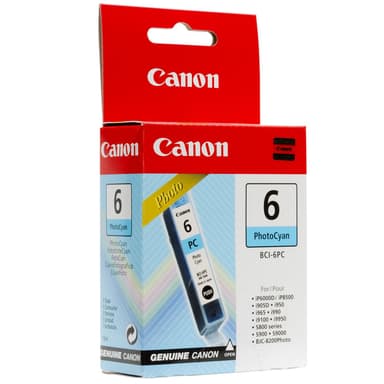 Canon blækpatron - BCI6, Photo Cyan