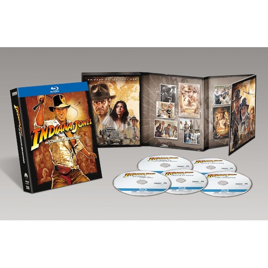 INDIANA JONES: COMPLETE ADVENTURES (4 MOVIES)(Blu-ray)
