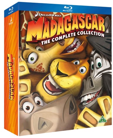 Madagascar 1-3 boks (Blu-ray)