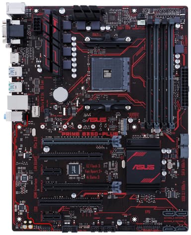 Asus Prime B350-Plus bundkort