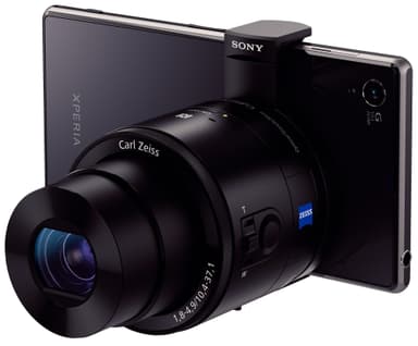 Sony DSC-QX100 tilslut til din Smartphone - objektiv