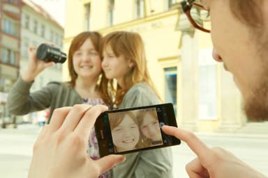 Sony DSC-QX100 tilslut til din Smartphone - objektiv
