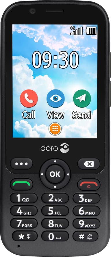 Doro 7011 mobiltelefon (graphite)