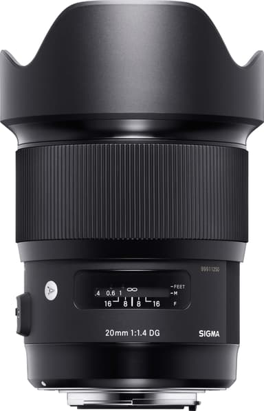 Sigma Art AF 20mm f/1,4 DG HSM objektiv til Sony