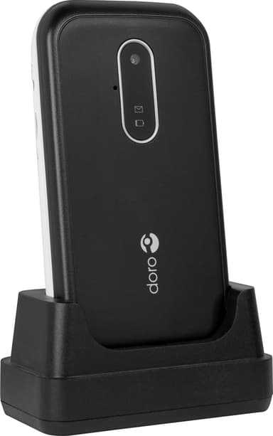 Doro 6621 mobiltelefon (sort/hvid)