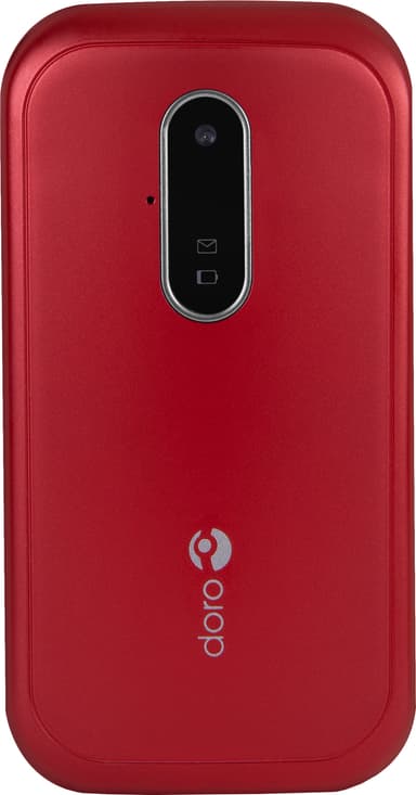 Doro 6621 mobiltelefon (rød/hvid )