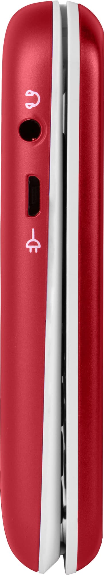 Doro 6621 mobiltelefon (rød/hvid )