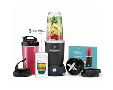 NutriBullet Balance 1200W (Sort, 9 dele, Mixer/Blender) Elgiganten
