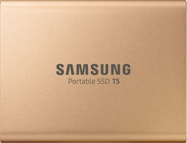 Samsung T5 bærbar SSD 500 GB (guld)