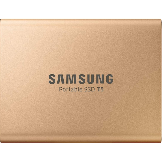 Samsung T5 bærbar SSD 500 GB (guld)