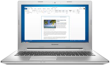Lenovo Z50-75 15.6" bærbar PC - hvid