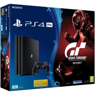 PlayStation 4 Pro 1 + Gran Turismo Sport | Elgiganten