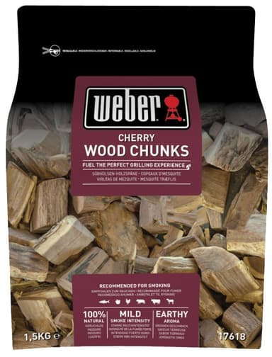 Weber røgchunks - cherry