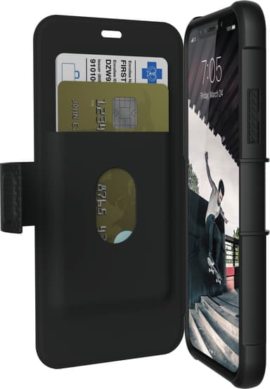 UAG Metropolis cover med pung til iPhone X/Xs (sort)