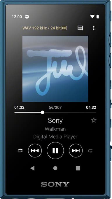 Sony Walkman 16 GB NW-A105 digital musikafspiller (blå)
