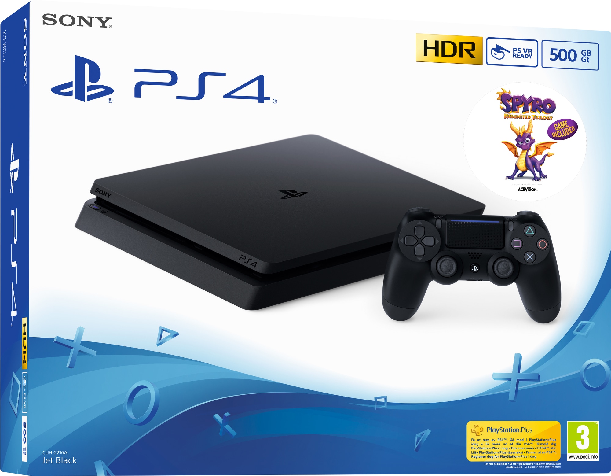 PlayStation 4 Slim 500 GB: Spyro Reignited Trilogy bundle Elgiganten