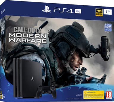 PlayStation 4 Pro 1 TB: Call of Duty: Warfare spil-bundle Elgiganten