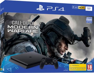 PlayStation 4 Slim 1 of Duty: Modern Warfare spil-bundle Elgiganten