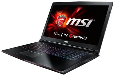 MSI GE72 Apache 2QE-013NE 17.3" bærbar gaming PC