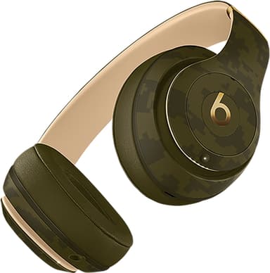 Beats Studio3 around-ear høretelefoner: Beats Camo coll. (skovgrøn)