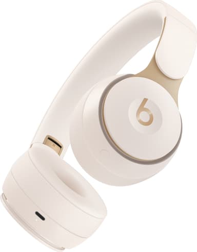 Beats Solo Pro trådløse on-ear høretelefoner (ivory)