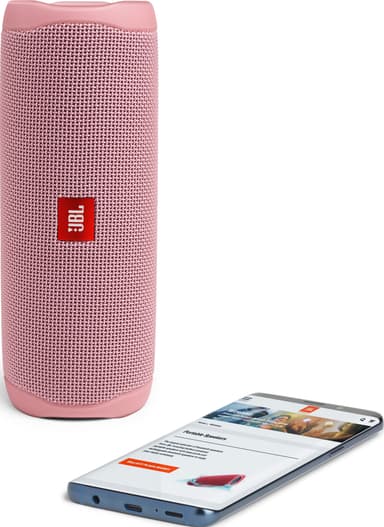 JBL Flip 5 bærbar trådløs højttaler (pink)