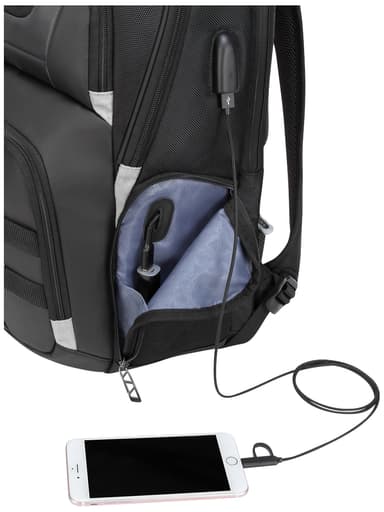 Targus DrifterTrek 15,6-17,3" taske til bærbar computer med USB (sort)