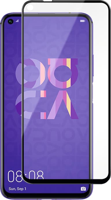 Panzer Full-Fit Huawei Nova 5T skærmbeskytter (sort)