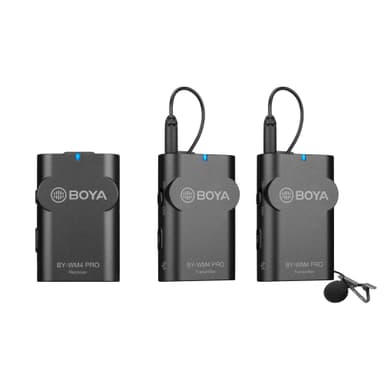 BOYA Mikrofon Knaphuls BY-WM4 Pro Lavalier Trådløs