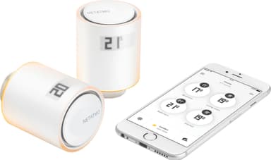 NETATMO by Starck Smart radiatortermostat startersæt 2-pak