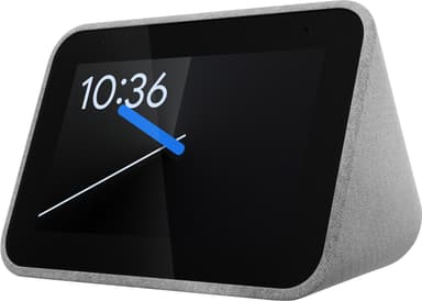 Lenovo Smart Clock med Google Assistant (grå) Elgiganten