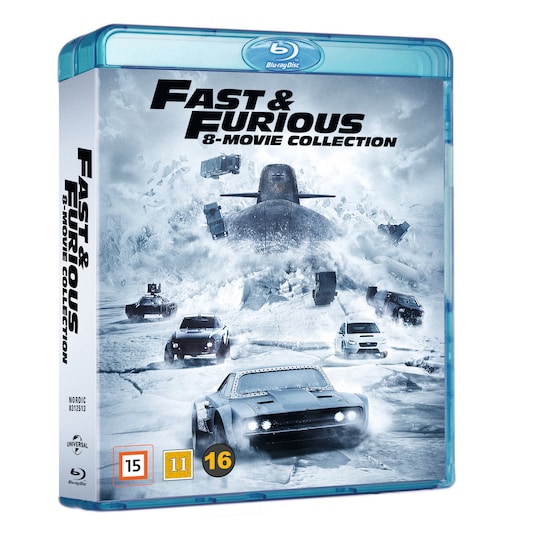 Fast & Furious 1-8 Box - Blu-ray