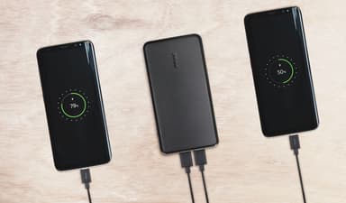 Trust Esla Thin 10.000 mAh powerbank (sort)