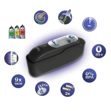 Braun ThermoScan 7 Age Precision øretermometer IRT6520BWE (sort)