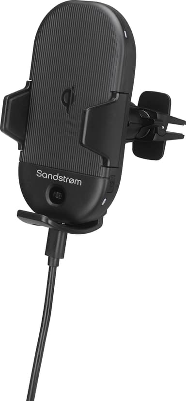 Sandstrøm Sensor trådløs biloplader 10W (sort)